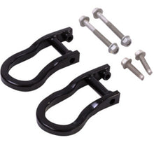 Load image into Gallery viewer, Tow Hooks For Chevrolet 2007-2019 Silverado Sierra 1500 84072463 Pair Black Lab Work Auto