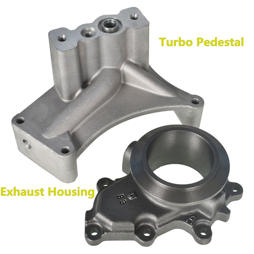 Turbo Pedestal+Bolts & Exhaust Housing For Ford F-250 E-350 7.3L Warranty 2 Year Lab Work Auto
