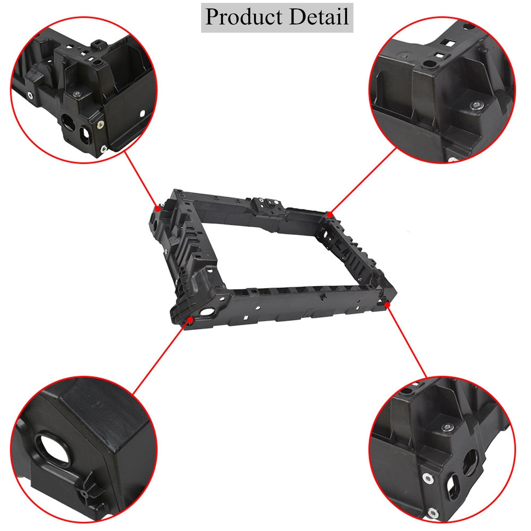 VW1225150 Front Radiator Support for 2016-2018 Volkswagen Passat Lab Work Auto