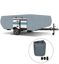 Load image into Gallery viewer, Waterproof Pop Up Folding Camper RV Cover Fits 12-14 FT Long Trailers Lab Work Auto