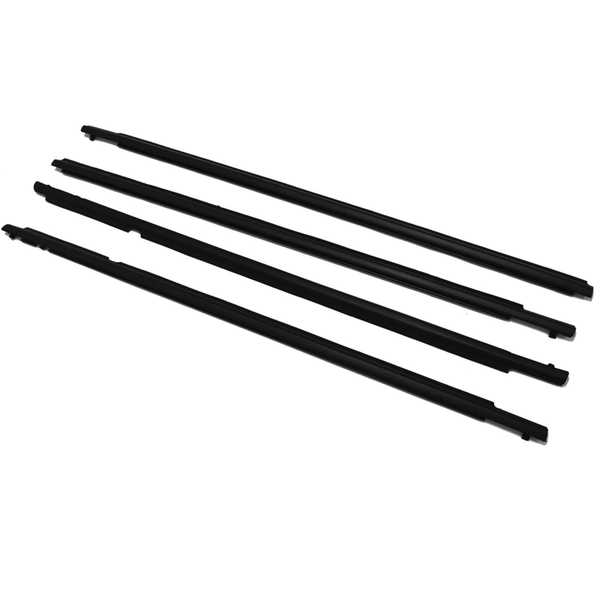 Window Moulding Trim Seal Belt 4pcs Weatherstrip Replacement for 2011 2012 Toyota Corolla Lab Work Auto