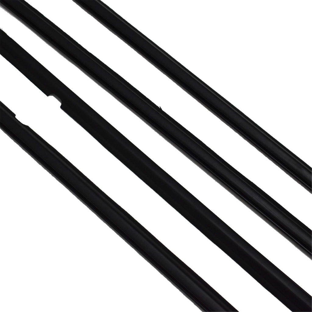 Window Moulding Trim Seal Belt 4pcs Weatherstrip Replacement for 2011 2012 Toyota Corolla Lab Work Auto