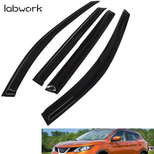 Window Vent Visors Rain Guard Wind Deflectors For 2017-2020 Nissan Rogue Sport Lab Work Auto