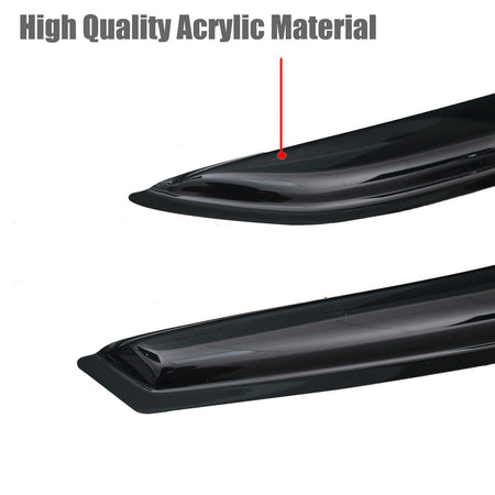 Window Visors Sun Rain Guards Wind Deflectors for Kia Sorento 2016-2020 Smoke Lab Work Auto