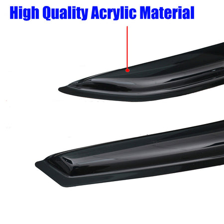 Window Visors Sun Rain Guards Wind Deflectors for Kia Sorento 2016-2020 Smoke Lab Work Auto