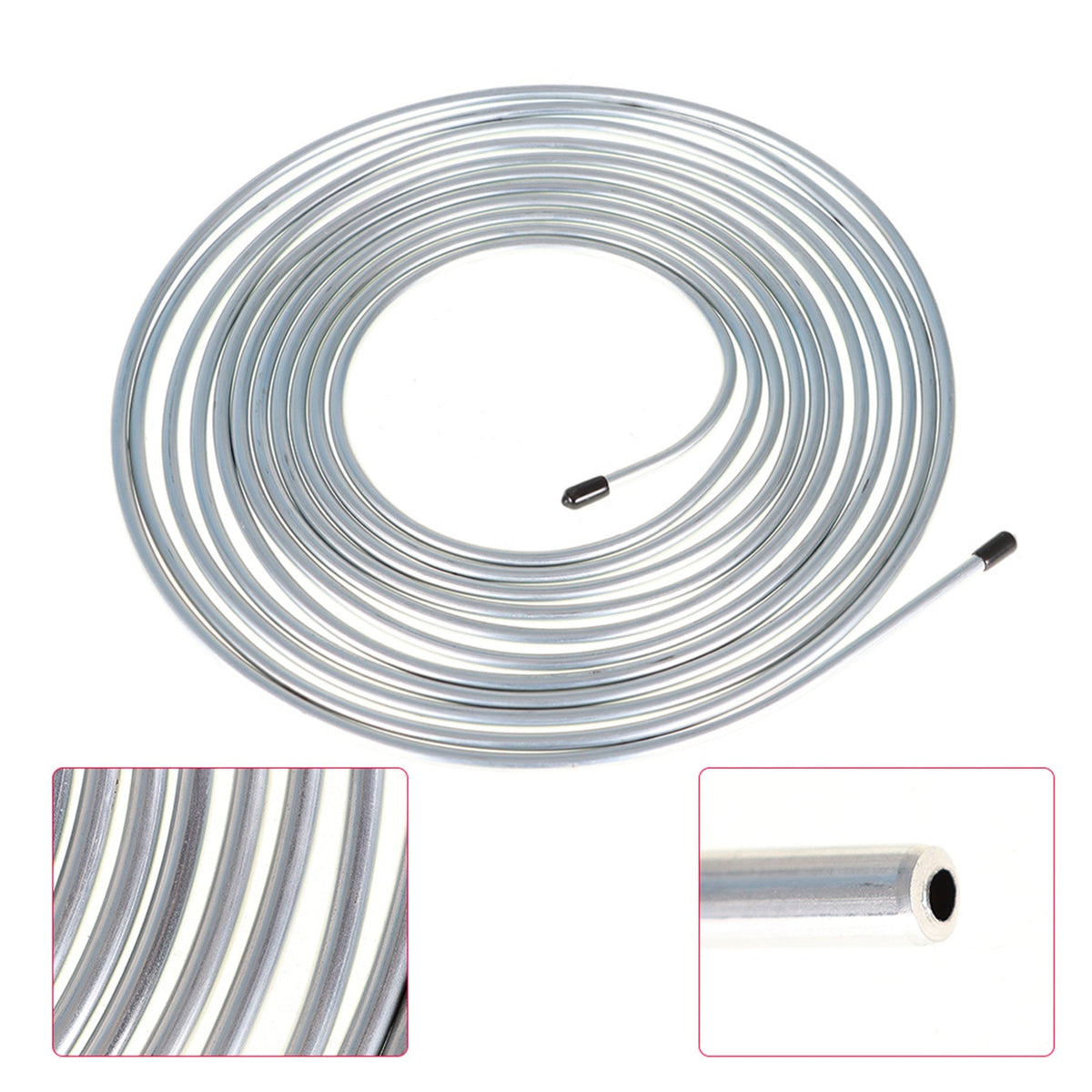 Zinc-Coated Steel Brake Line Tubing Kit 25 Ft. of 1/4 OD Not include 16 Fittings Lab Work Auto