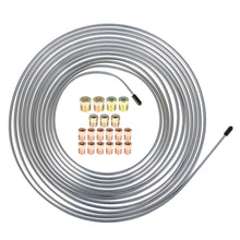 Load image into Gallery viewer, Zinc plating Brake Line Tubing Kit Fittings 3/16 OD  25 Ft Coil 16 Fittings Lab Work Auto