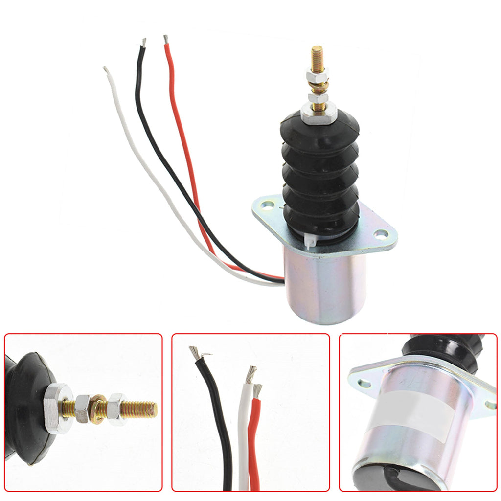 am124379 Fuel Shut-off Solenoid Replace for John Deere F915 F925 F935 415 455 Lab Work Auto