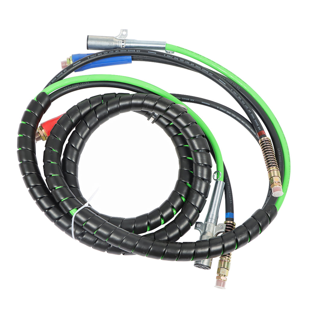 labwork 3-in-1 Wrap Set Air Line Hose Assemblies 15FTReplacement for Semi Truck Tractor Trailer