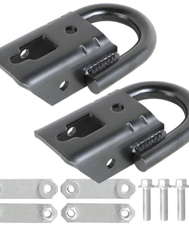 labwork 2 Pieces Front Black Tow Hooks with Hardwares Pair Replacement for 2009-2021 F-150