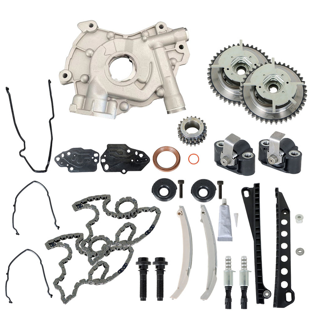 labwork Timing Chain Kit with Oil Pump TK4173VVT Replacement for 2004-2014 Ford Expedition F150 Lincoln Navigator