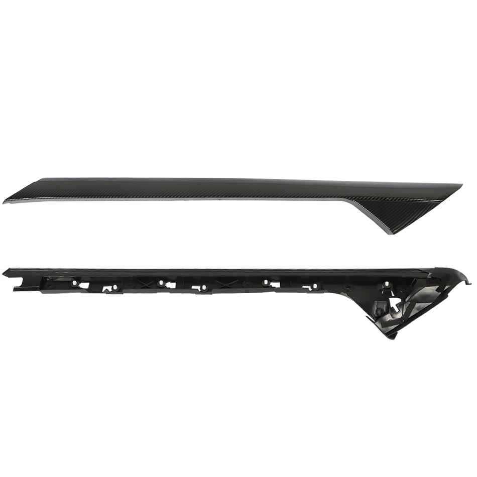 Right Side Windshield A-Pillar Molding Trim Black X2 For 2011-2019 Ford Explorer BB5Z-7803136-AB BB5Z-7803144-AA