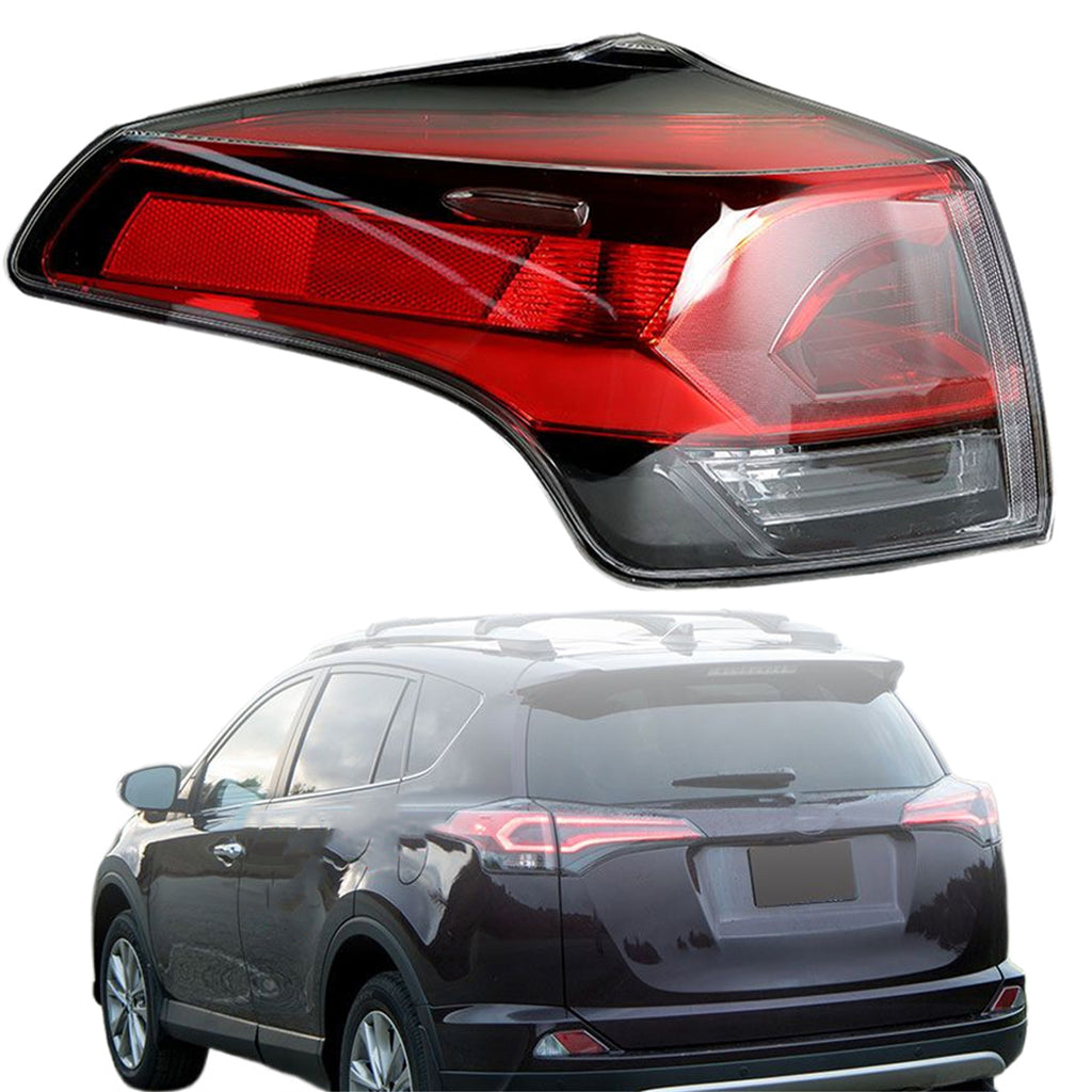 labwork Driver Side Tail Light Replacement for 2016-2018 Toyota RAV4 Rear Tail Light Brake Lamp Assembly LH Left Side 8156142211 TO2804133