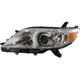 Headlight Assembly Replacement for 2011-218 Toyota Sienna, Amber Corner Projector Headlamp for Driver Side