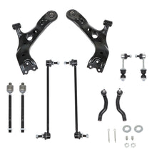 Load image into Gallery viewer, labwork Front Rear Control Arm with Ball Joint Tie Rod End Replacement for 2006-2018 Toyota RAV4