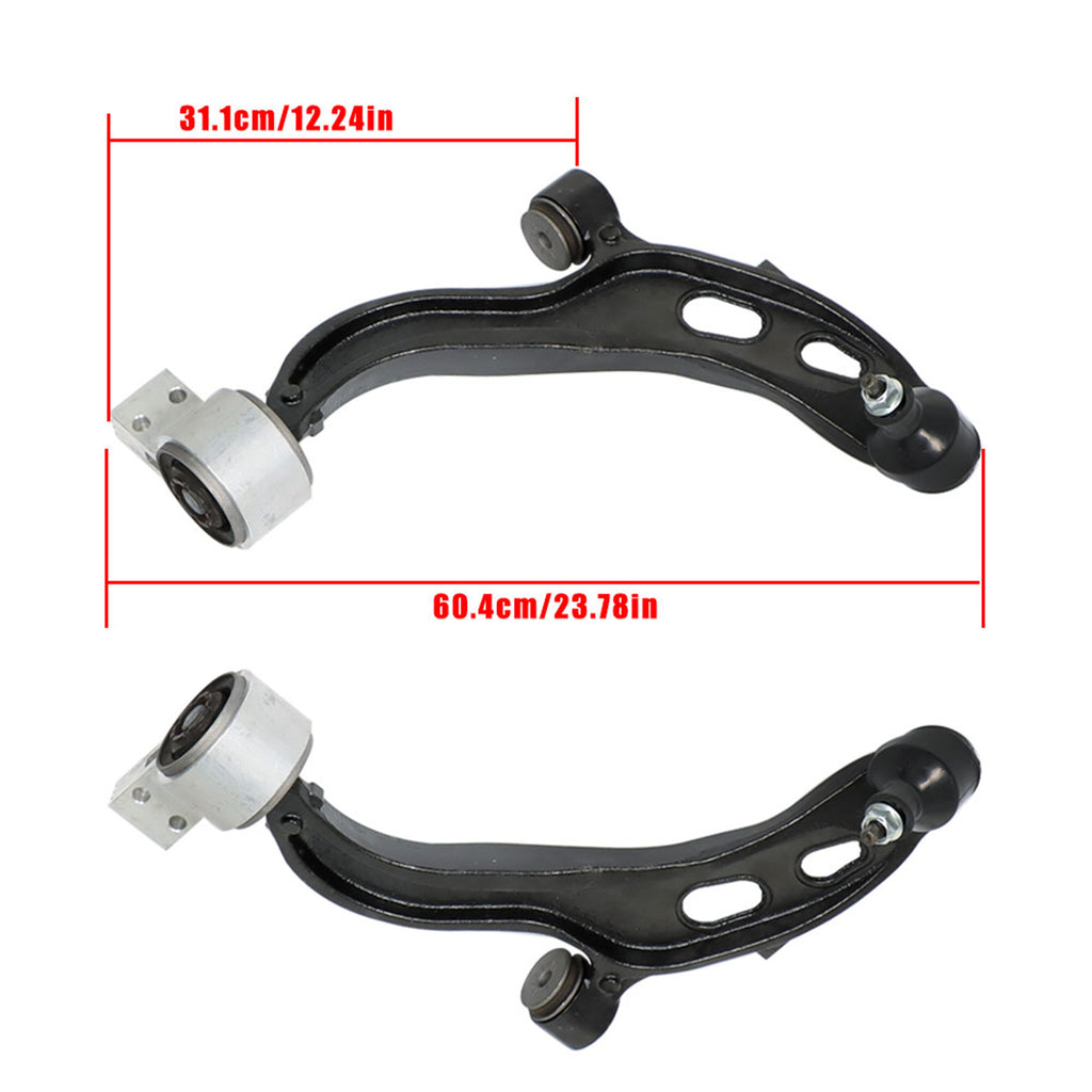 labwork 4Pcs Front Lower Control Arm Replacement for 2013-2018 Ford Taurus Flex 2013-2016 Lincoln MKS MKT