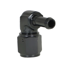Load image into Gallery viewer, labwork 90 Degree 6AN Female Hose Barb Fuel Fittings 5/16 Inch Hose Adapter Black Anodized
