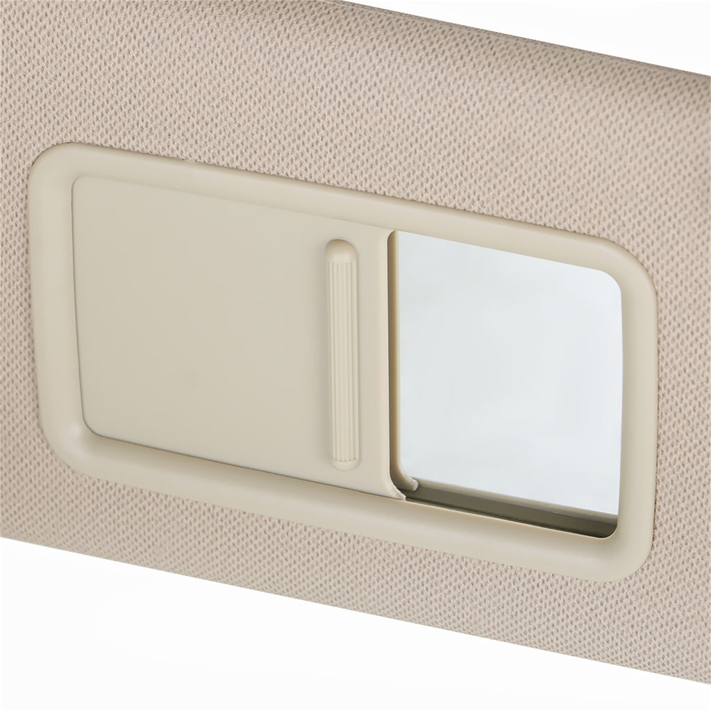 labwork 2 Beige Sun Visor with Makeup Mirror Right and Left Side Replacement for 2011-2016 Hyundai Elantra MD 852203X000 852103X000