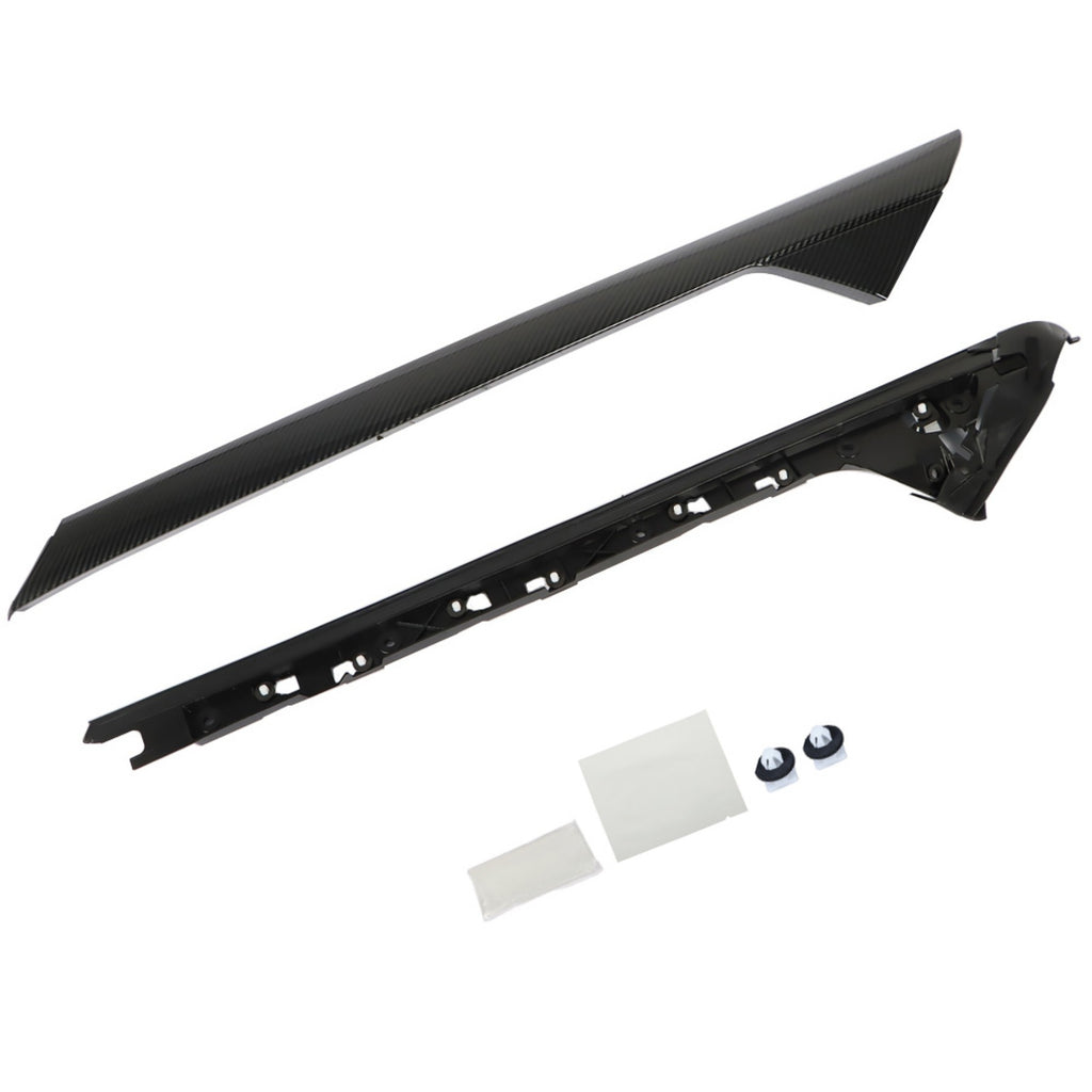 Right Side Windshield A-Pillar Molding Trim Black X2 For 2011-2019 Ford Explorer BB5Z-7803136-AB BB5Z-7803144-AA