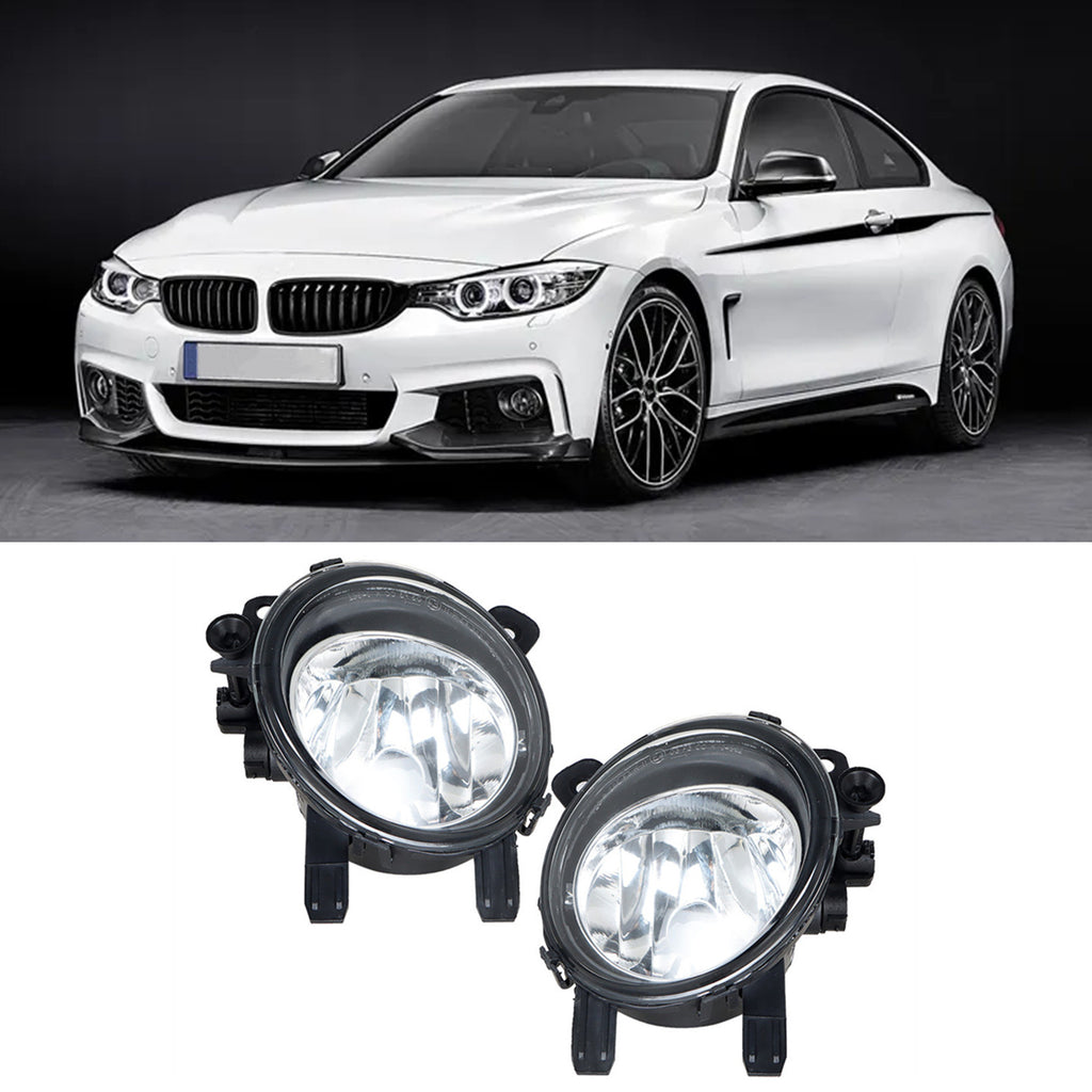 Labwork Fog Lights Cover For 2012-2015 BMW F22 F30 F35 328i 3 Series Pair  Left+Right Side