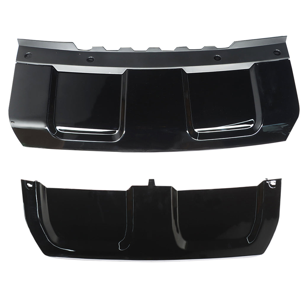 labwork Front and Rear Black Skid Plate Bumper Trim Guard Protector Replacement for Range Rover Sport 2014 2015 2016 2017
