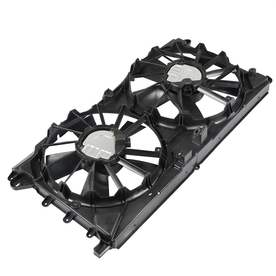 labwork Dual Radiator and Condenser Fan Assembly Replacement for Ford F-150 Expedition HL3Z-8C607-D