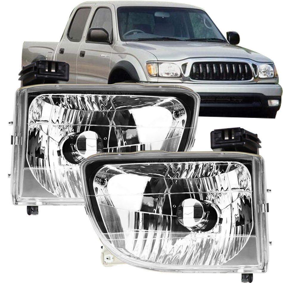 Labwork Halogen Headlight Assembly L&R Side  for 2001-2004 Toyota Tacoma