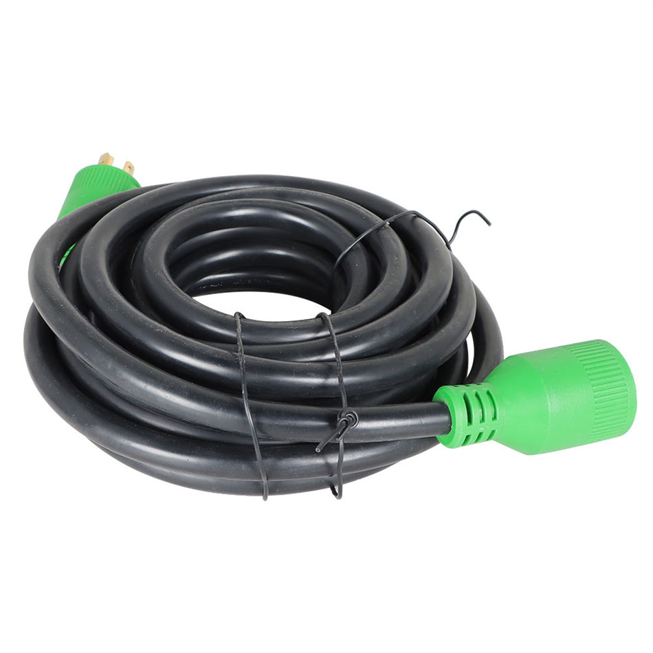 labwork 30A 25 Feet Generator Extension Cord L14-30P to L14-30R 125/250V Up to 7500W 10 Gauge SJTW Generator Cord 4 Prong