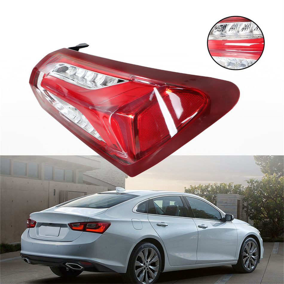 Labwork Outer Tail Light For 2019-2021 Chevrolet Malibu LED Brake Lamp Set Right RH 84595943 GM2805143