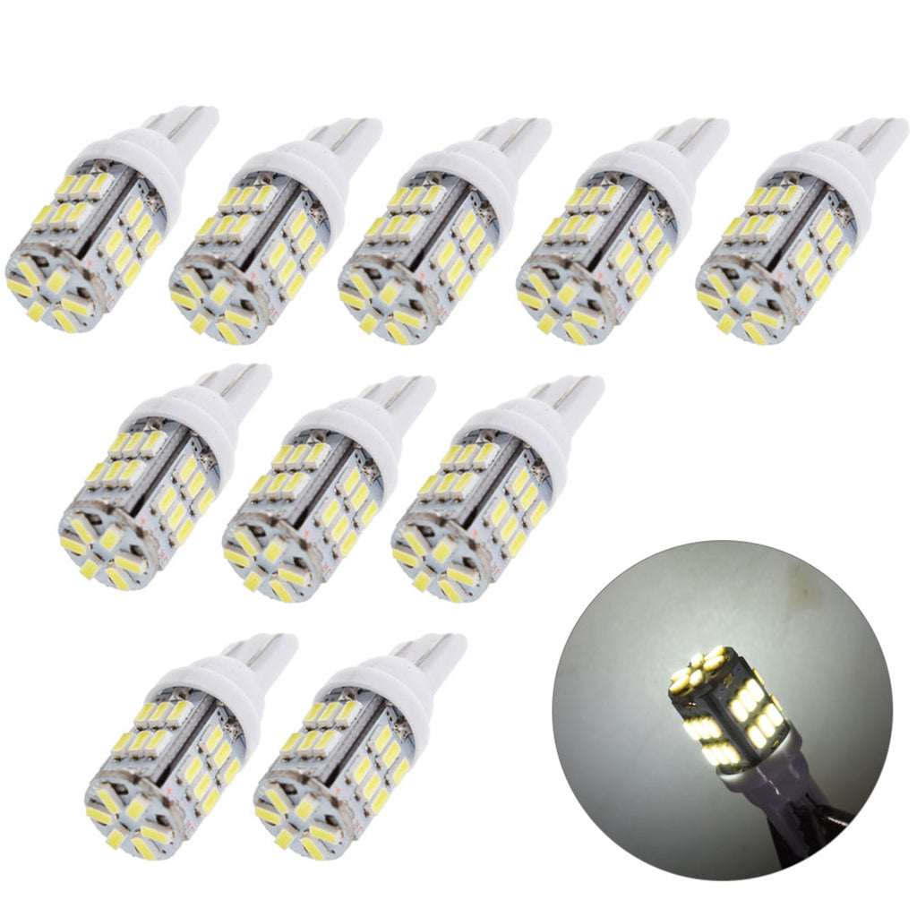 labwork 10X T10/921/194 12V LED Lights Bulbs 30 SMD Xenon 6000K White Interior Lab Work Auto