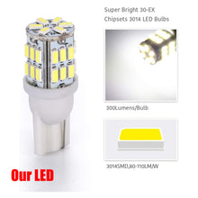 Load image into Gallery viewer, labwork 10X T10/921/194 12V LED Lights Bulbs 30 SMD Xenon 6000K White Interior Lab Work Auto