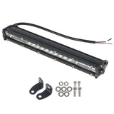 labwork 12 Inch Single Row LED Work Light Bar 450W 6000K 12000LM 12V White Flood Driving Off Road SUV Boat ATV