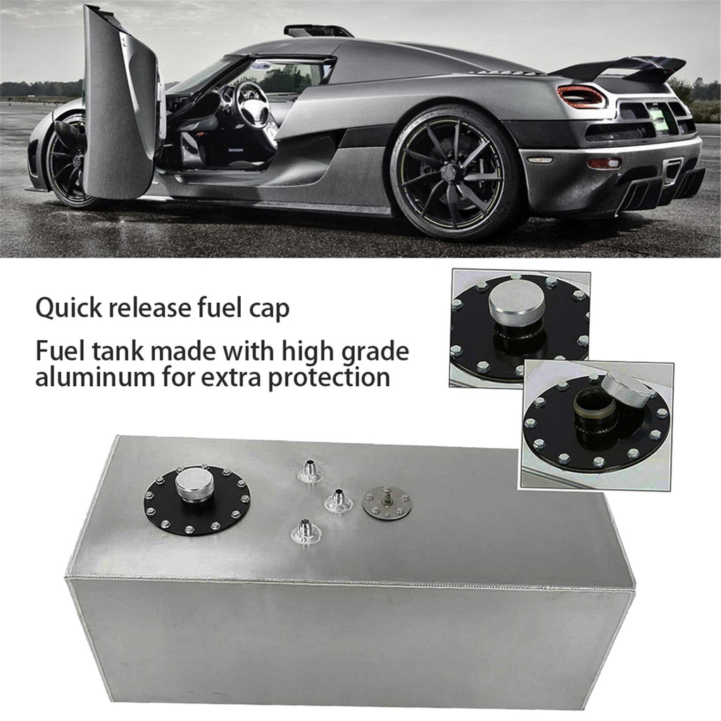labwork 15 Gallon/57l Racing/drift Fuel Cell Gas Tank+cap+level Sender Aluminum Lab Work Auto