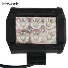 Load image into Gallery viewer, labwork 18W 4inch Led Work Light Bar Pods Flood Offroad Lamp For JEEP ATV UTE Lab Work Auto