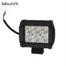 Load image into Gallery viewer, labwork 18W 4inch Led Work Light Bar Pods Flood Offroad Lamp For JEEP ATV UTE Lab Work Auto