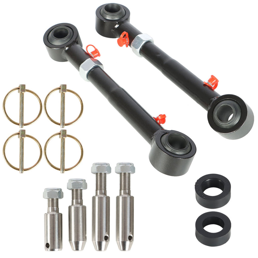 labwork 2.5-6" lifts Front Sway Bar Links Replacment for 2007-2018 Jeep Wrangler JK JKS Lab Work Auto 
