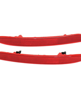 2Pcs Left & Right Side Rear Bumper Reflector Set Red For 2016-2017 Honda Accord