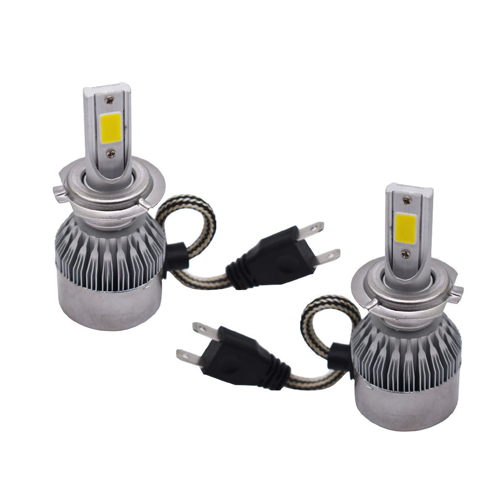 labwork 2 pcs H7 3000K Golden Yellow 7600LM High Power LED Fog Light Driving Bulb DRL Lab Work Auto