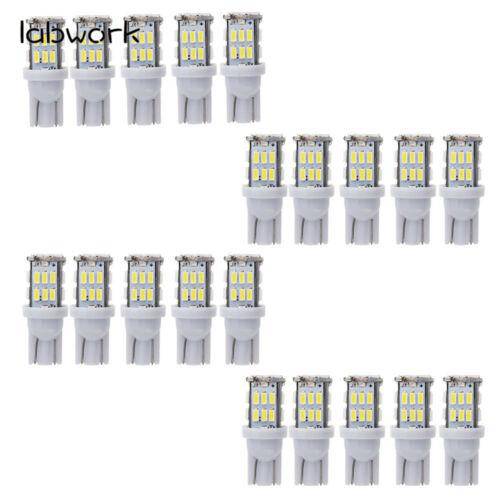 labwork 20x Super White T10/RV Trailer 30-SMD LED Backup Reverse Lights Bulbs Lab Work Auto