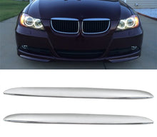 Load image into Gallery viewer, labwork 2Pack Front Hood Chrome Cover Trim Above Grille fit for BMW E90 E91 3-Series 06-08 Lab Work Auto