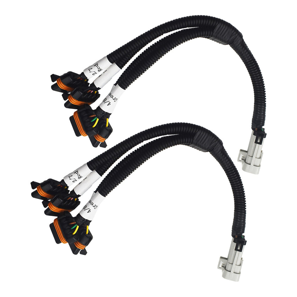 labwork 2X Ignition Coil Harness Set Fit for LS1 LS6 Engine Relocation Brackets Lab Work Auto