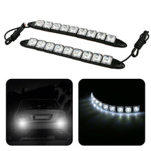 Load image into Gallery viewer, labwork 2x White DC 12V 9-LED Daytime Running Light DRL Car Fog Day Driving Lamp Lights Lab Work Auto