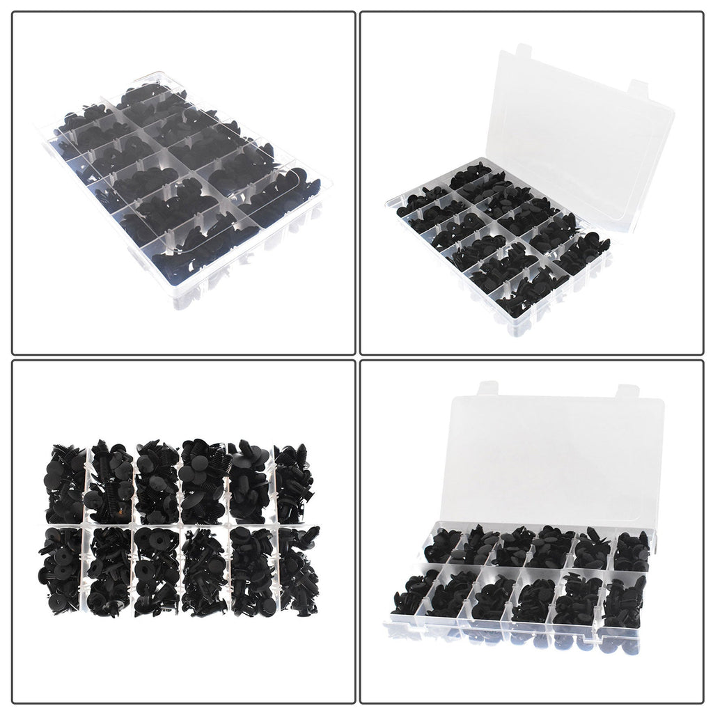 labwork 330 Clips Automotive Push Pins Retainers Assortment Fit for GM Ford Honda Toyota Lab Work Auto