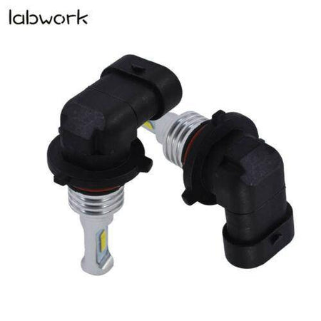 labwork 35W 9005 HB3 LED Headlight Bulb Kit High Beam 4000LM 8000K Ice Blue Pair Lab Work Auto