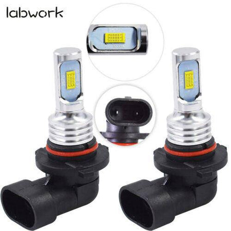 labwork 35W 9005 HB3 LED Headlight Bulb Kit High Beam 4000LM 8000K Ice Blue Pair Lab Work Auto