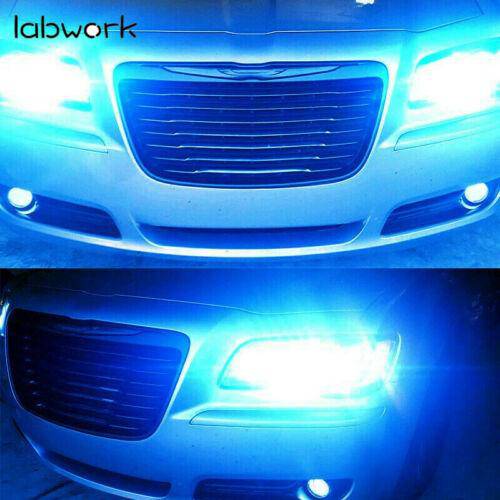 labwork 35W 9005 HB3 LED Headlight Bulb Kit High Beam 4000LM 8000K Ice Blue Pair Lab Work Auto