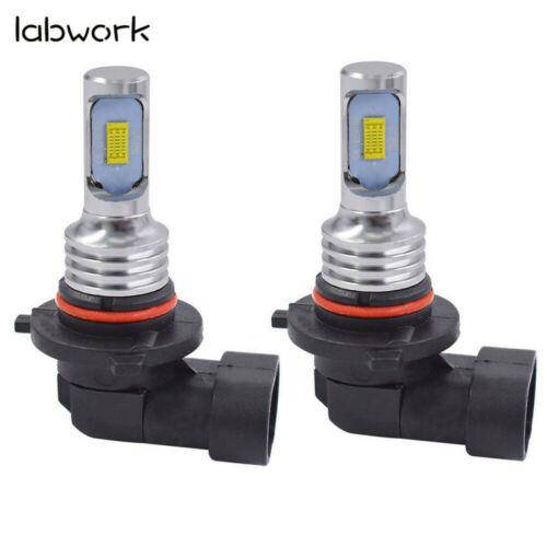 labwork 35W 9005 HB3 LED Headlight Bulb Kit High Beam 4000LM 8000K Ice Blue Pair Lab Work Auto