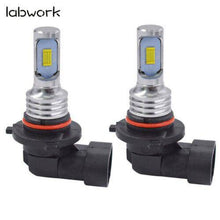 Load image into Gallery viewer, labwork 35W 9005 HB3 LED Headlight Bulb Kit High Beam 4000LM 8000K Ice Blue Pair Lab Work Auto