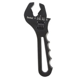labwork 3AN-16AN Adjustable Wrench Spanner Lightweight Aluminum for An Hose Fitting Adapter End Black