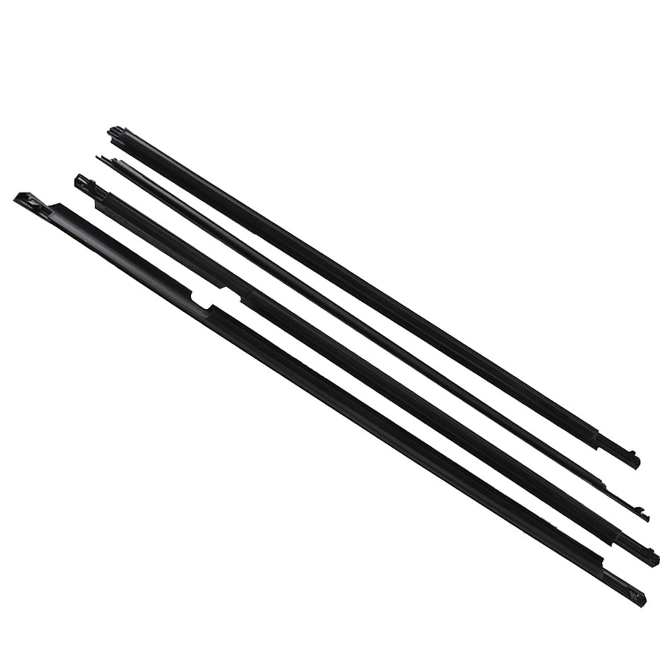 labwork 4-Piece Weatherstrip Window Moulding Trim Seal Belt Replacement for 2009-2012 Toyota Corolla Lab Work Auto